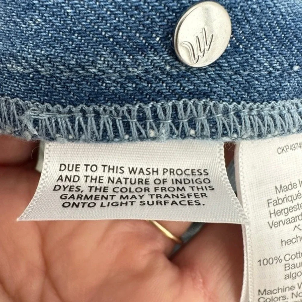 Madewell Scoopneck Denim Shortalls Chambray‎ Blue XXS Button Front Patch Pockets - Picture 13 of 14